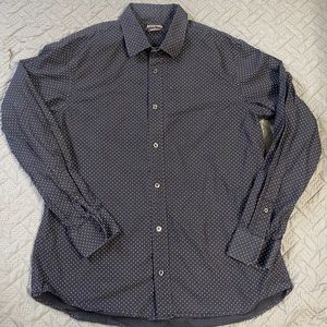 MICHAEL KORS MENS DRESS SHIRT SIZE LARGE